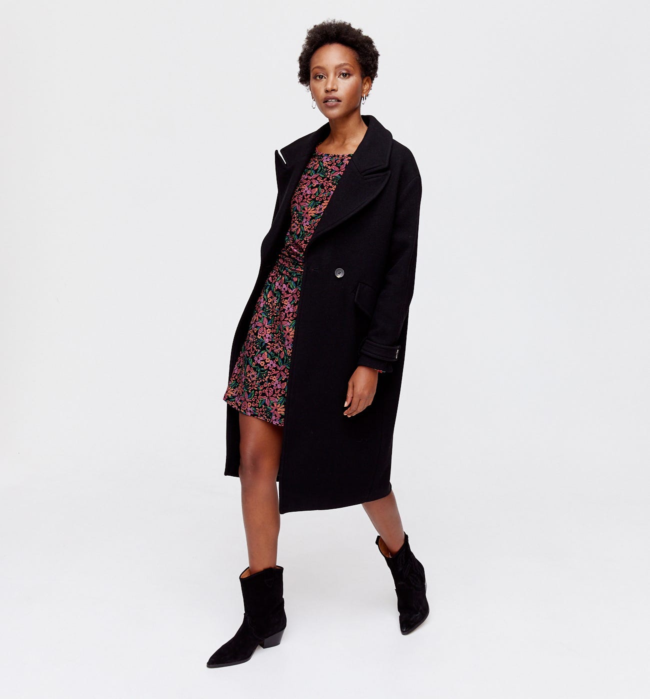 Short patterned dress