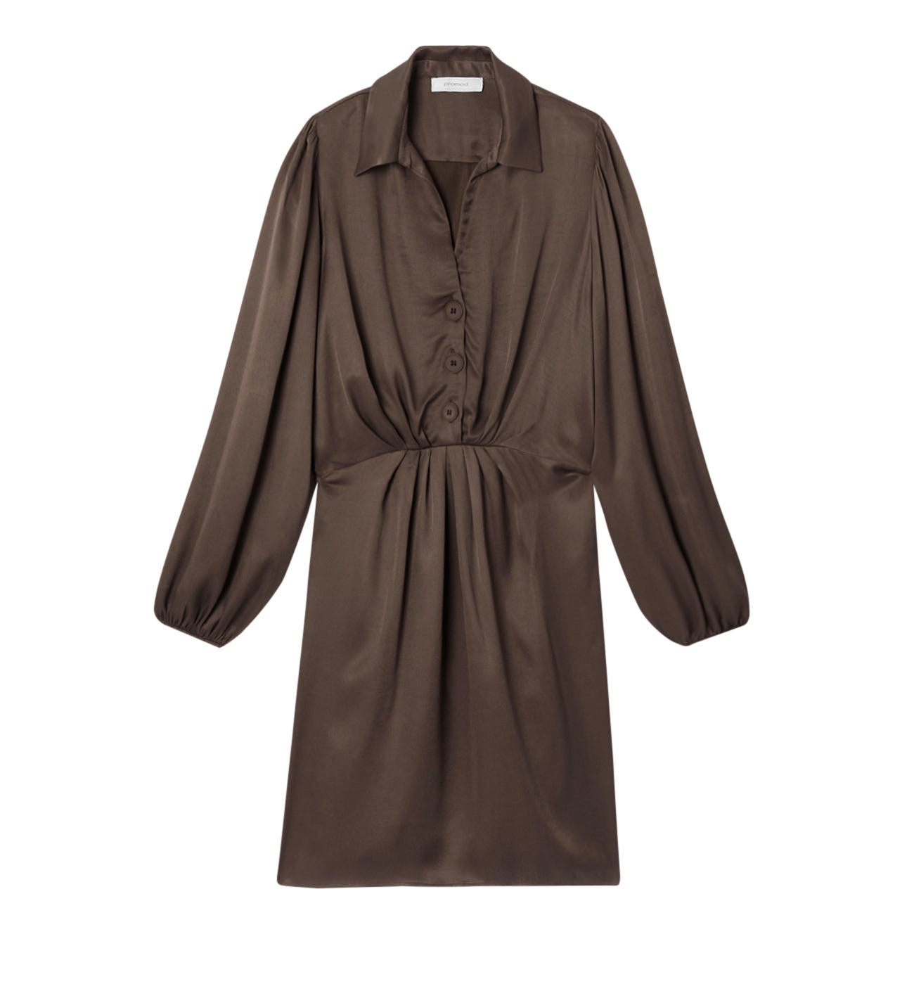 Robe courte soyeuse Femme