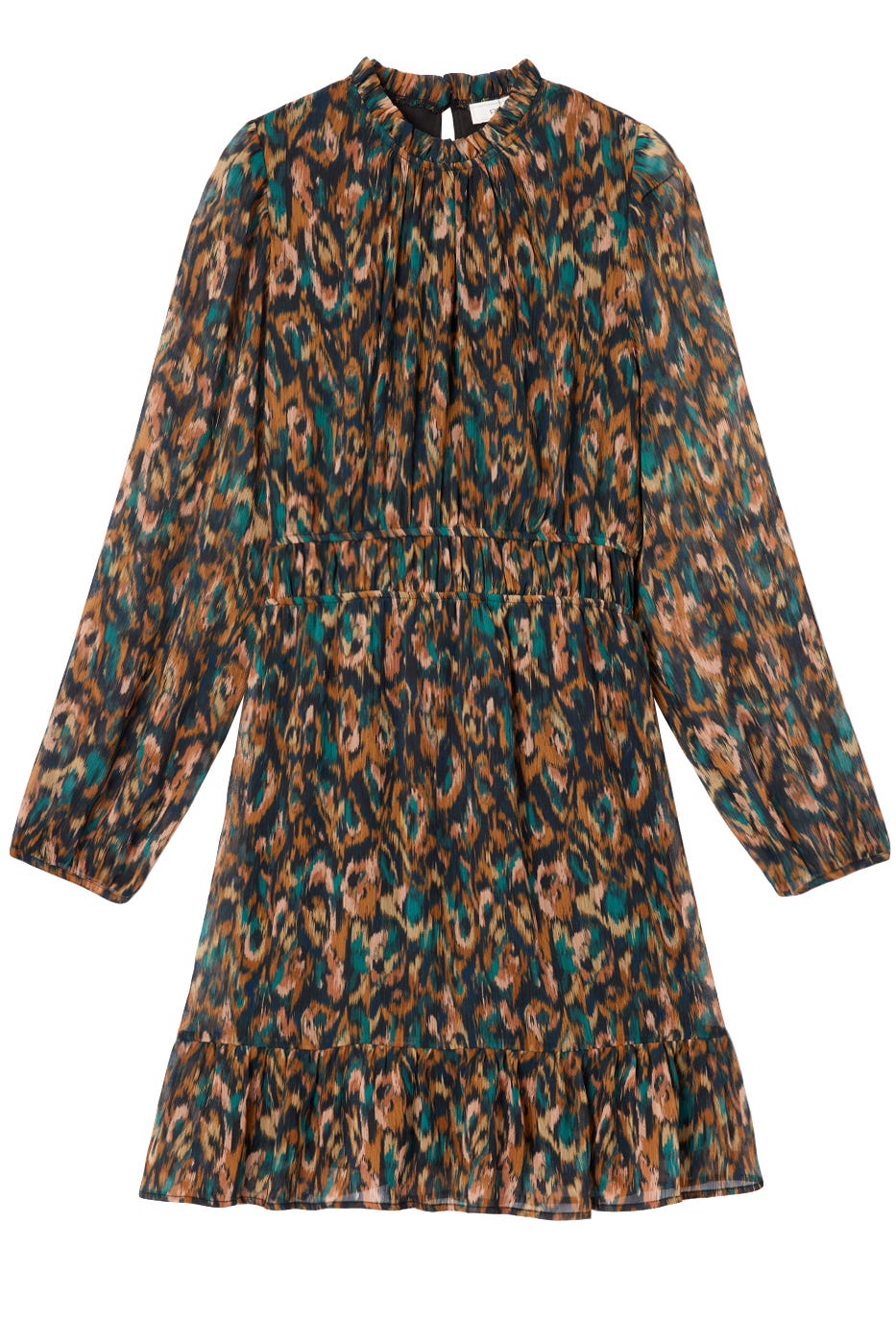 Robe en voile imprimé Femme