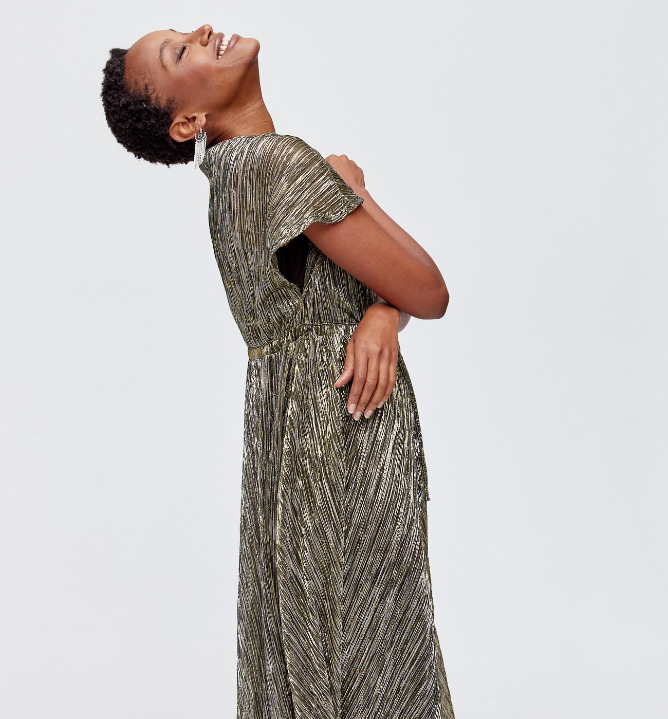 Robe longue pailletée ELEONOR