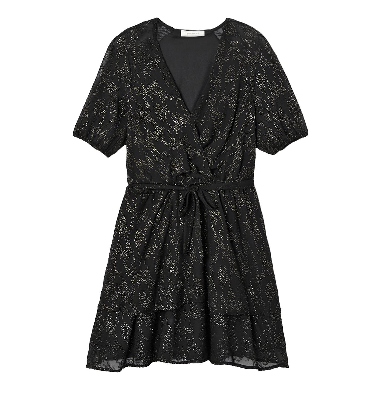 Vestido corto irisado