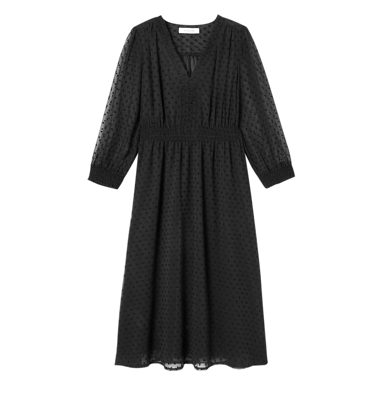 Abito in voile plumetis