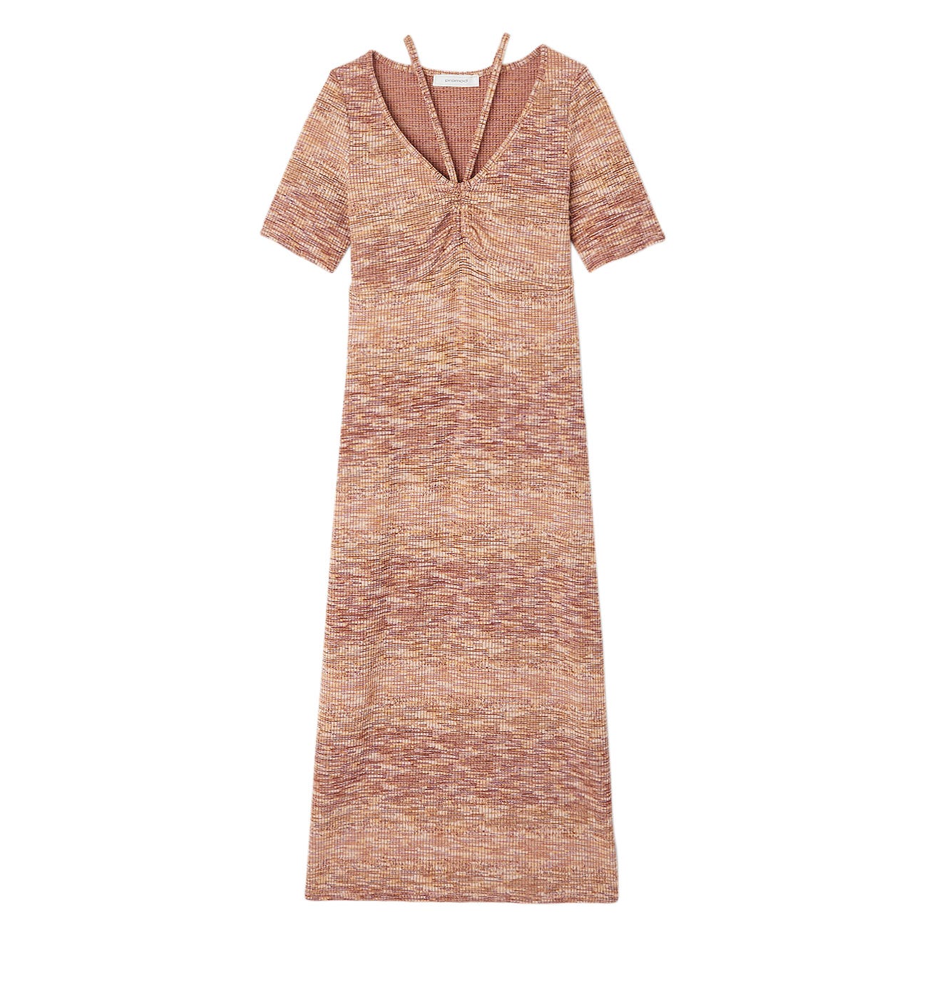 Vestido midi stretch