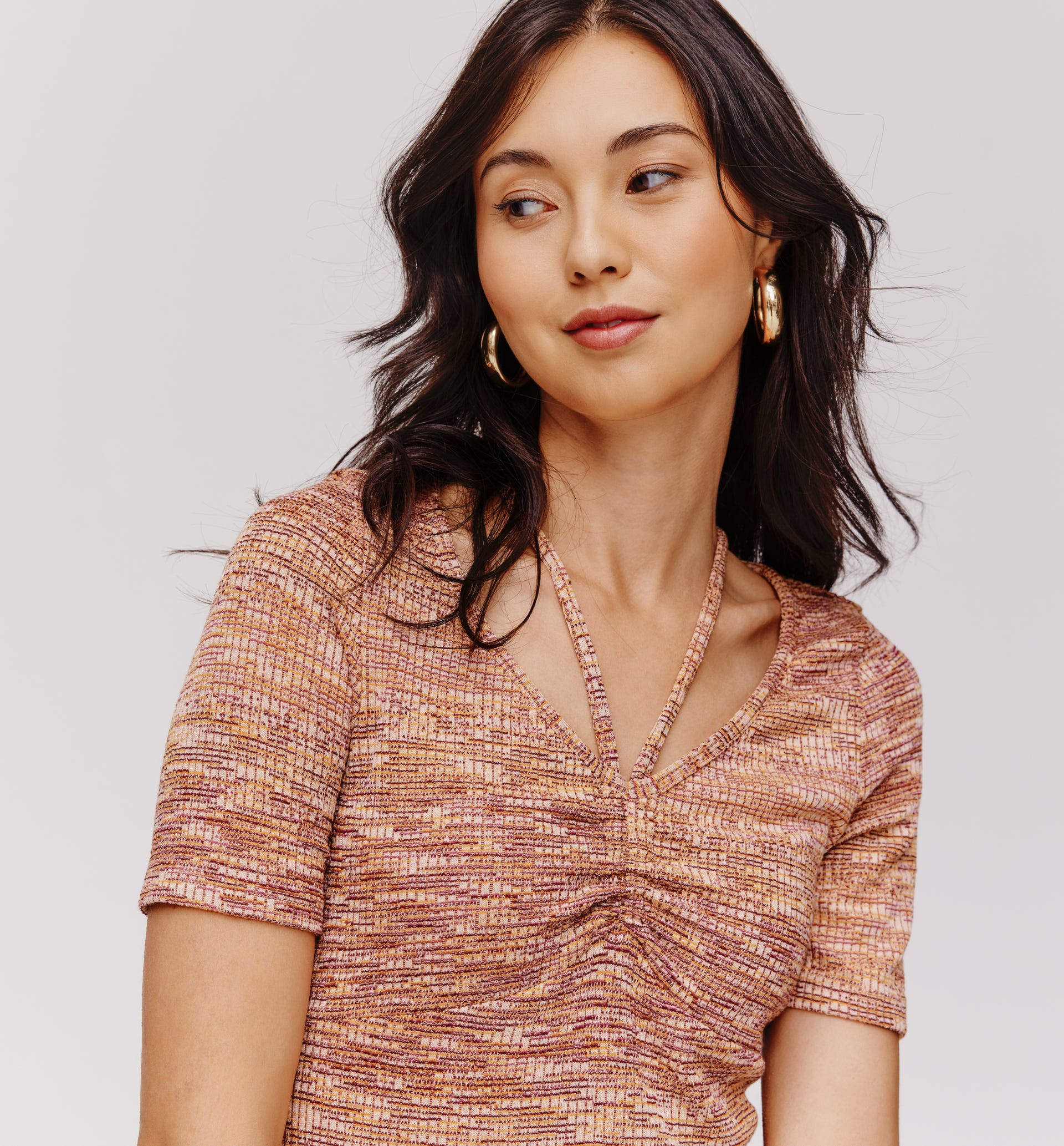 Vestido midi stretch