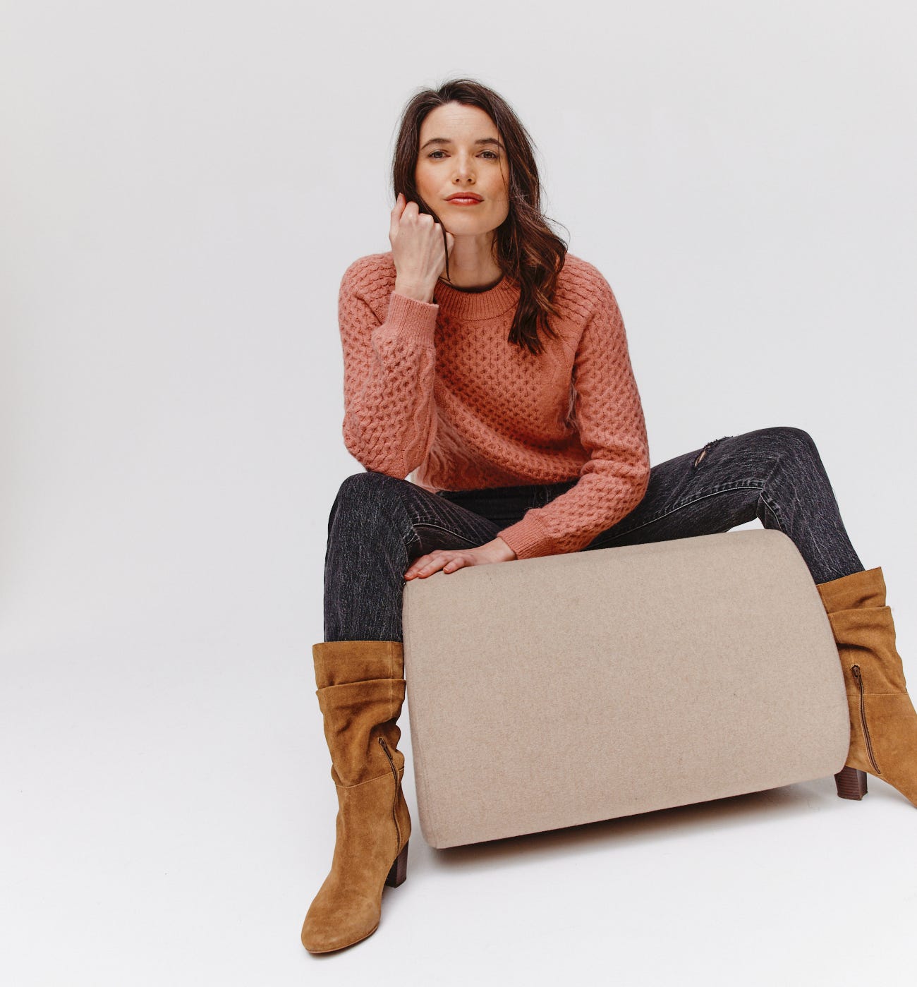 Fancy cable knit jumper