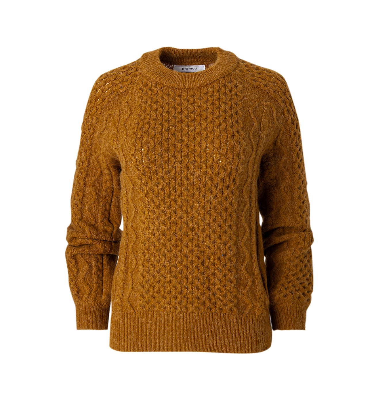 Sweter z fantazyjnymi włóknami