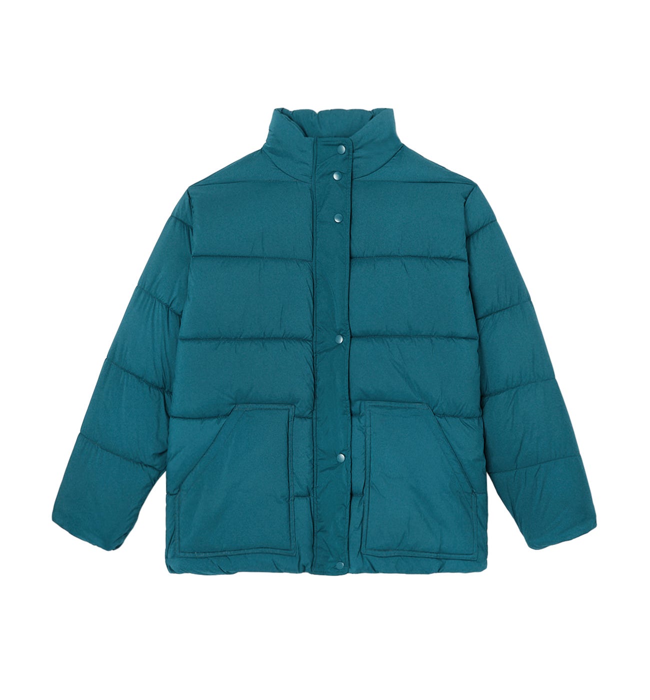 Plain padded jacket