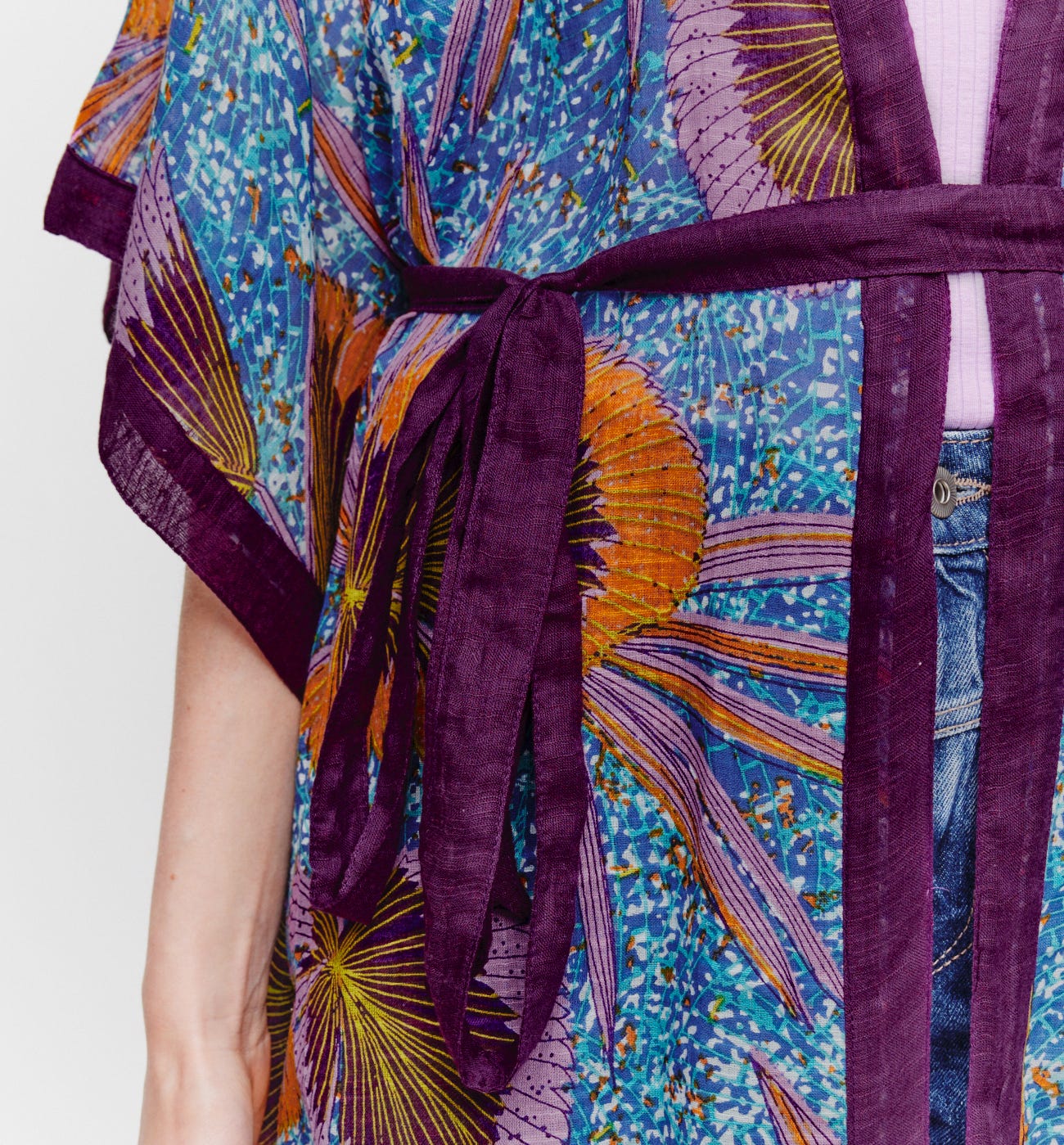 Gemusterter Kimono