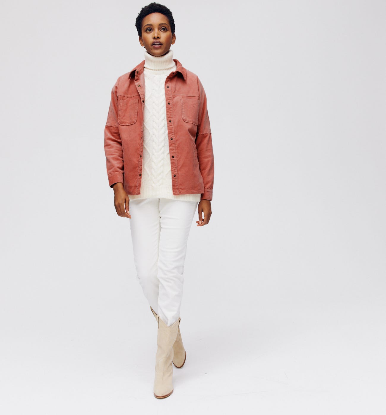 Hemdjacke aus Cord