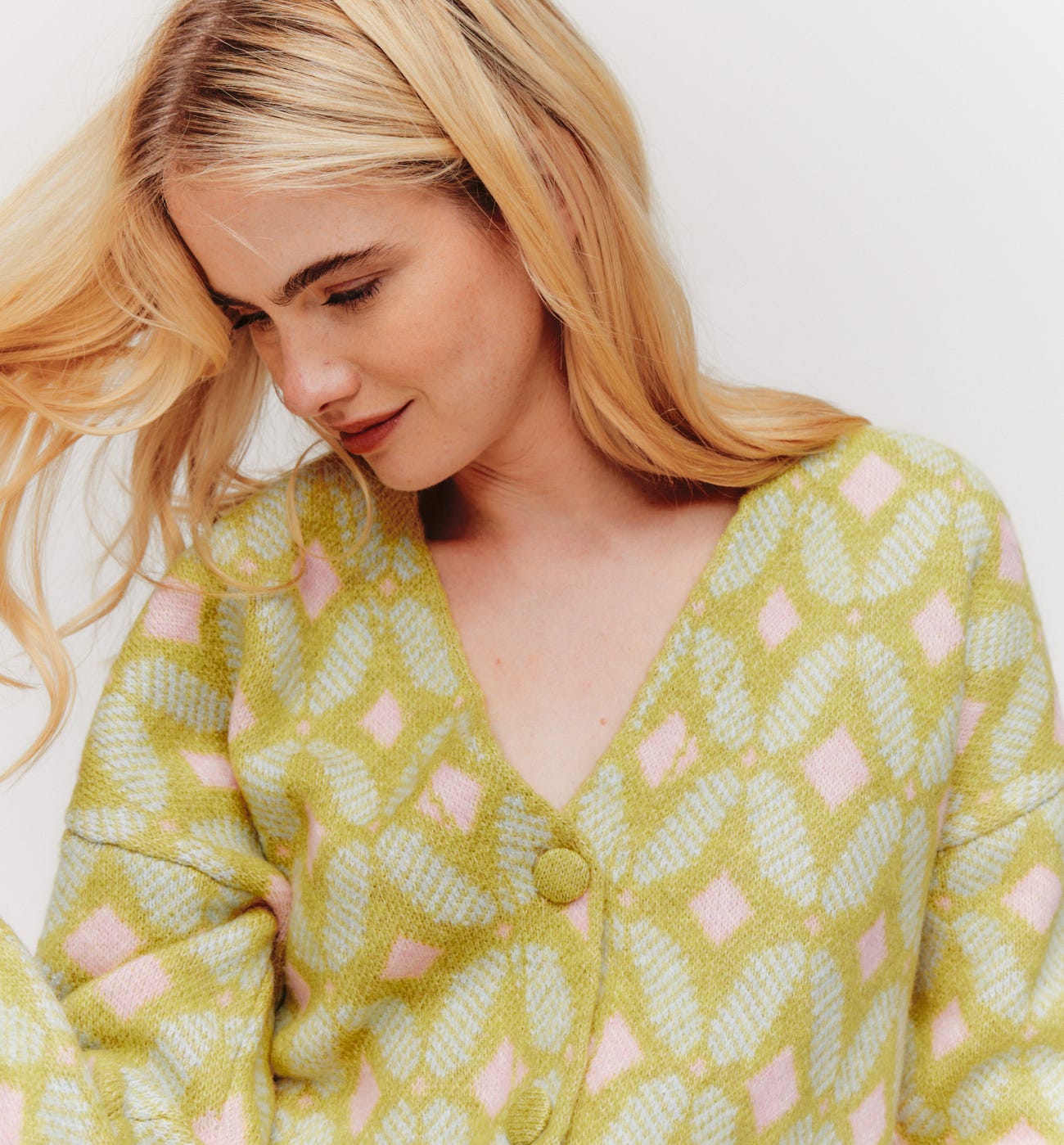 Cardigan jacquard