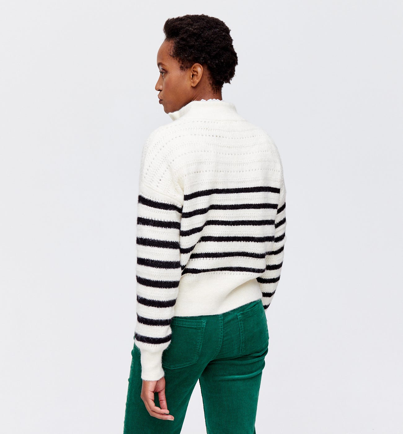Pullover mit Schalkragen
