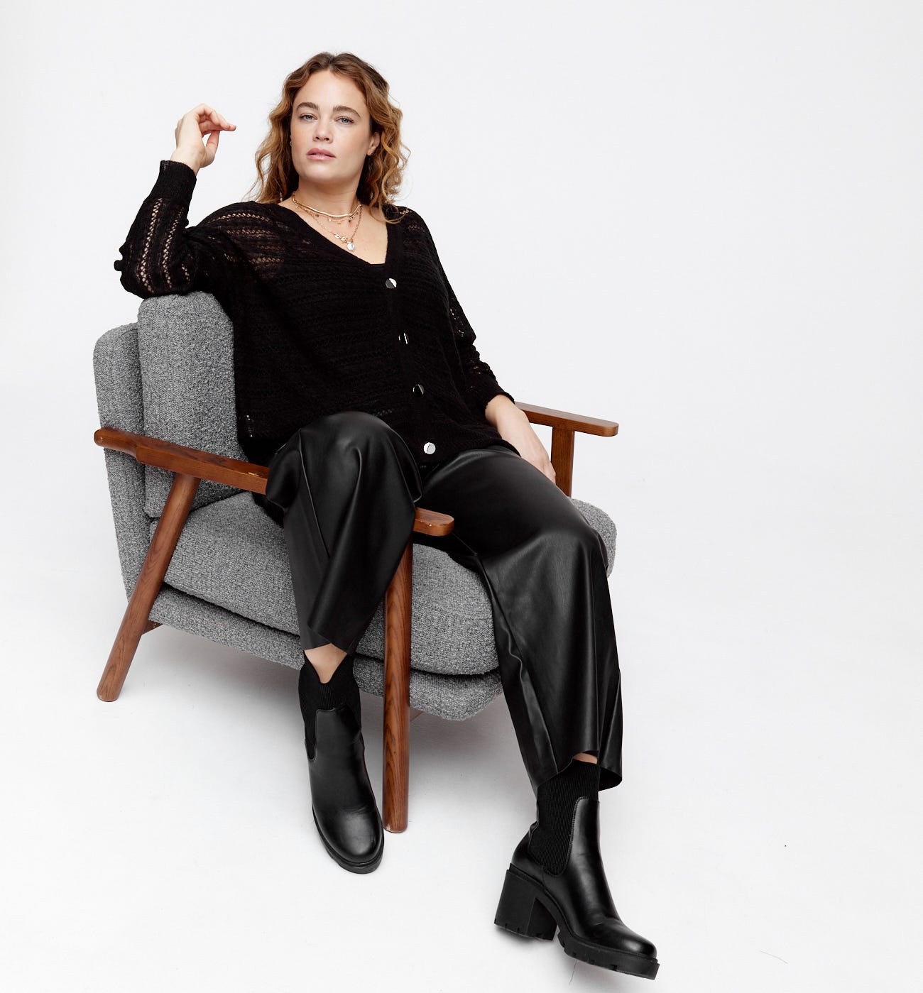 Cardigan a trafori