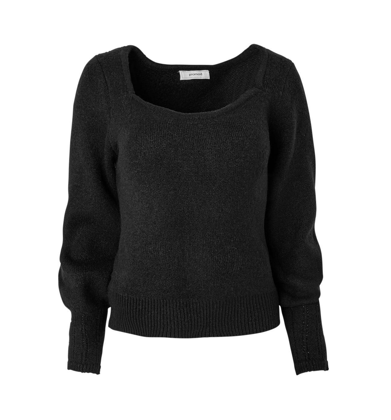 Puff-sleeved jumper