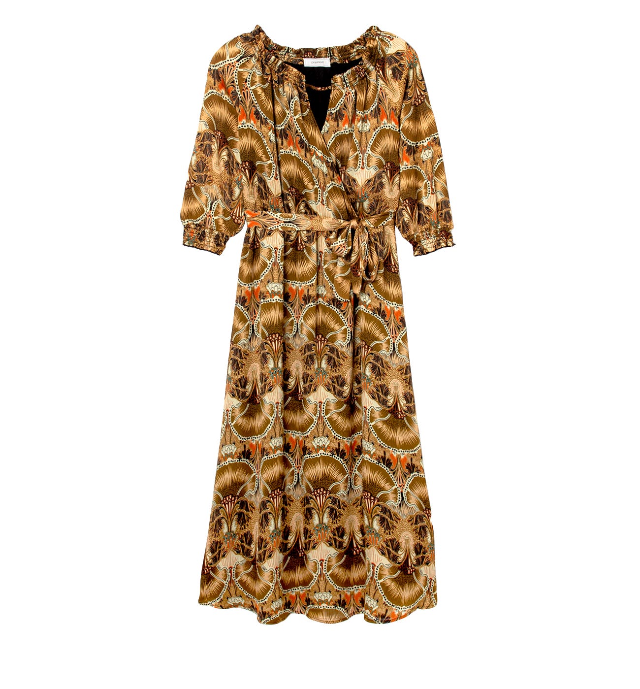 Mid length patterned dress