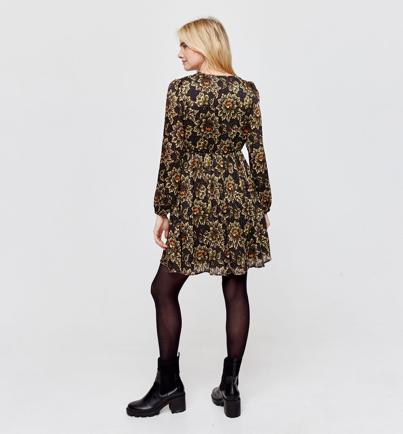 Gemustertes Minikleid