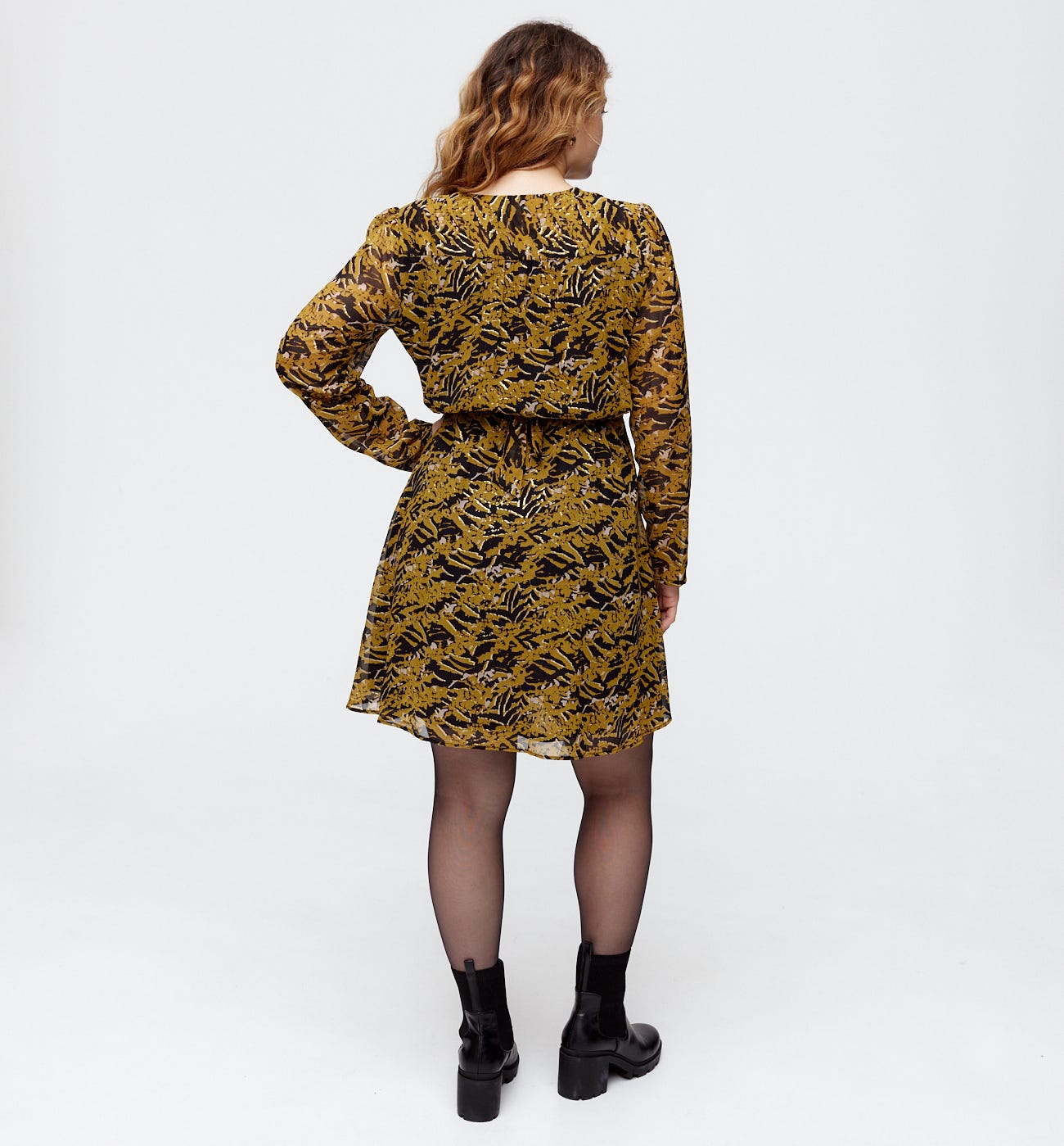 Vestido corto estampado