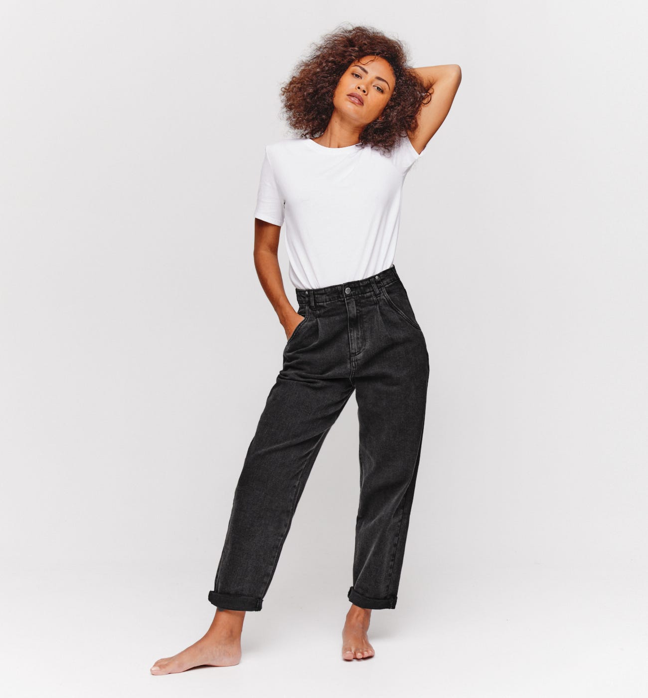 High Waist-Jeans OSCAR