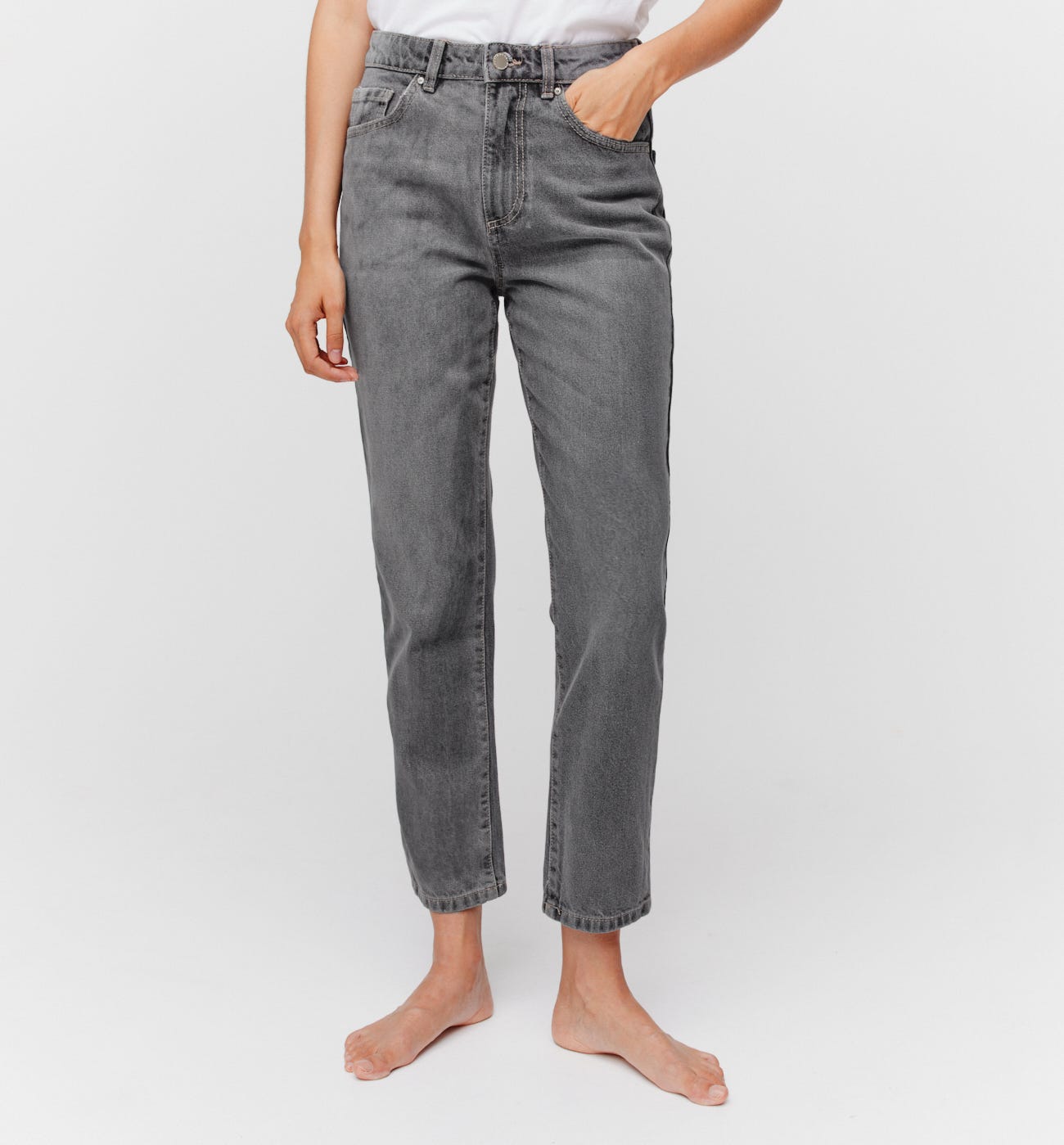 Jeans straight v. alta BASILE