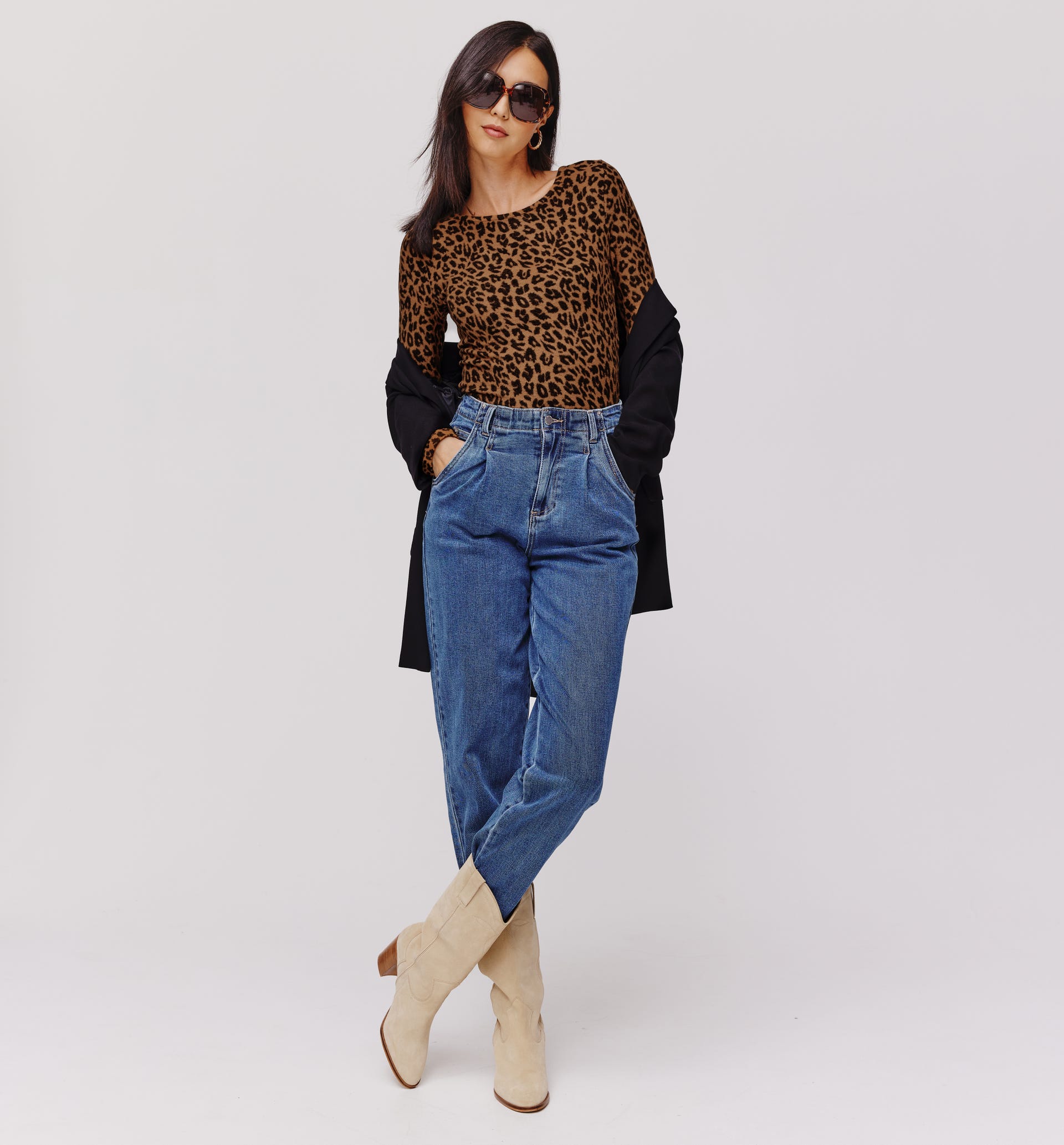 Patterned softfeel top