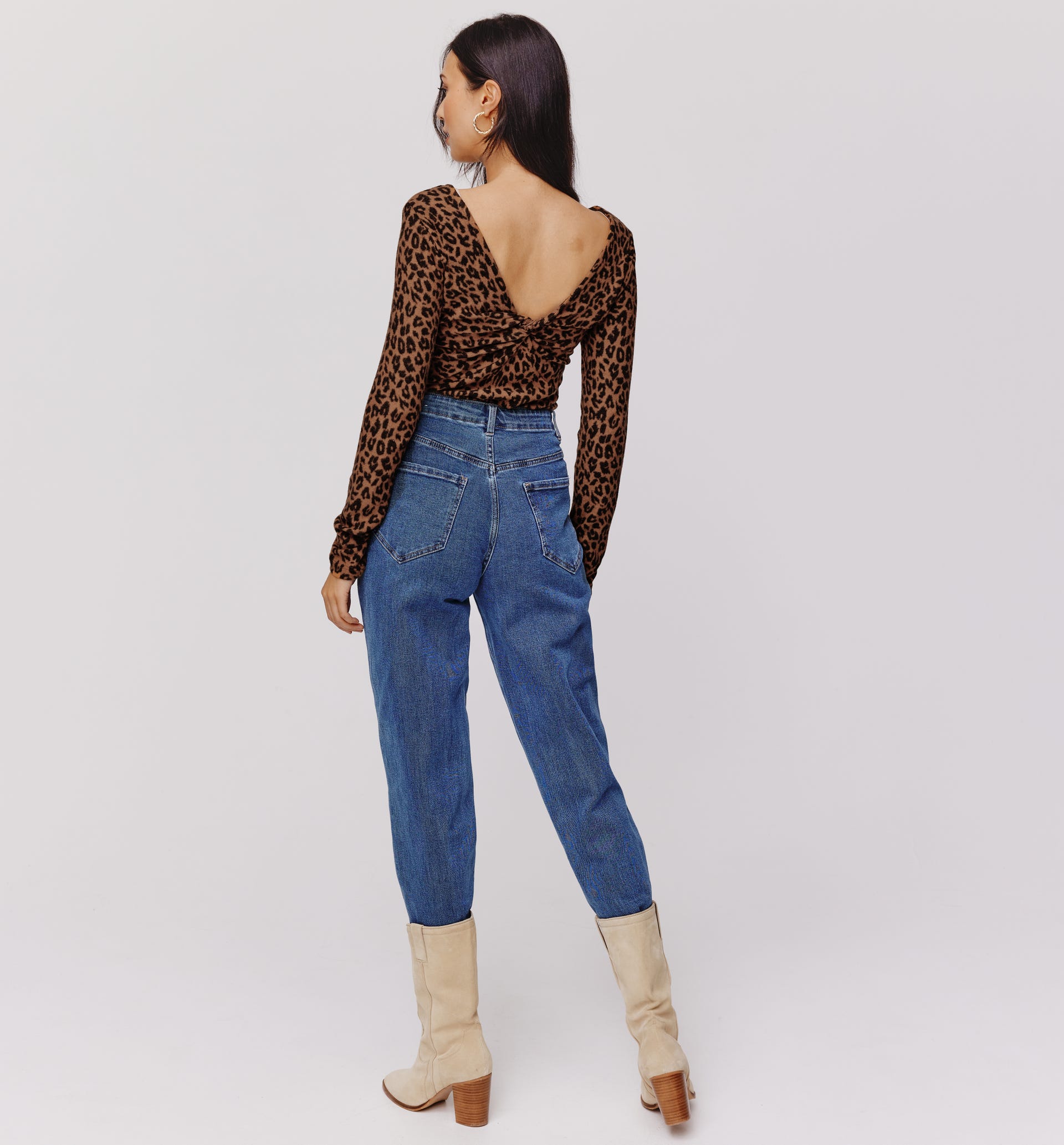 Patterned softfeel top