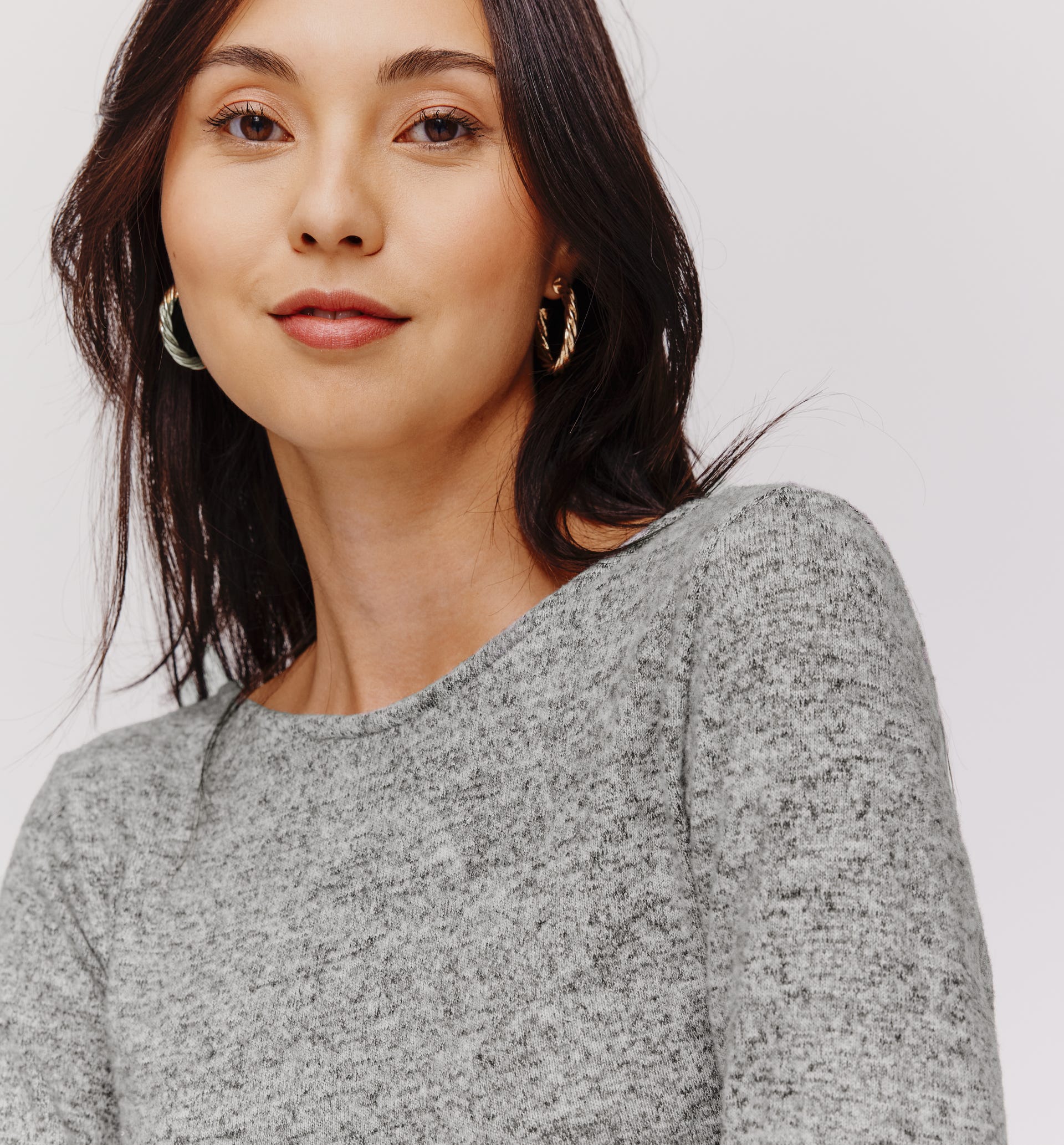 T-shirt gratté imprimé Femme