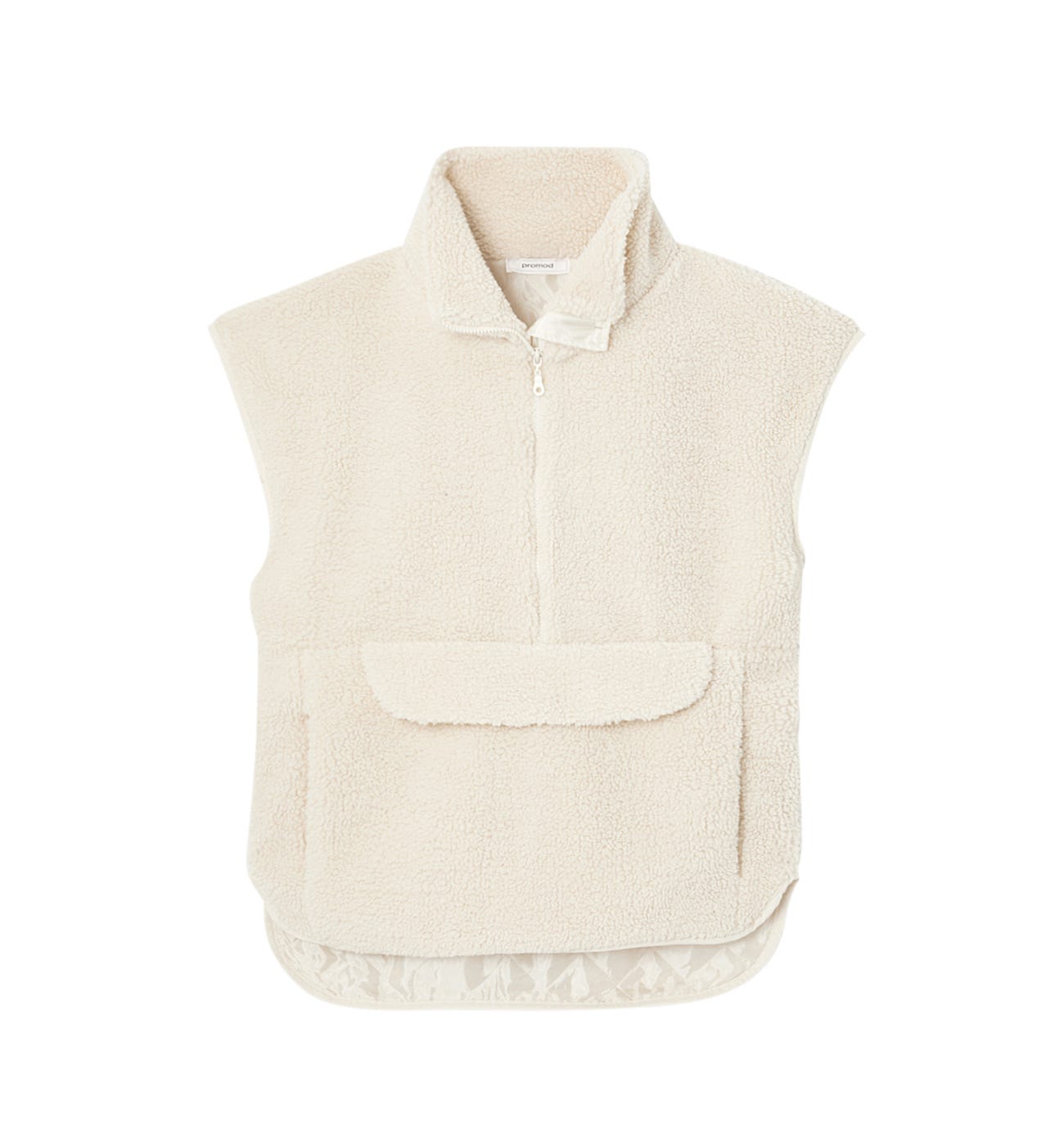 Gilet oversize in pile