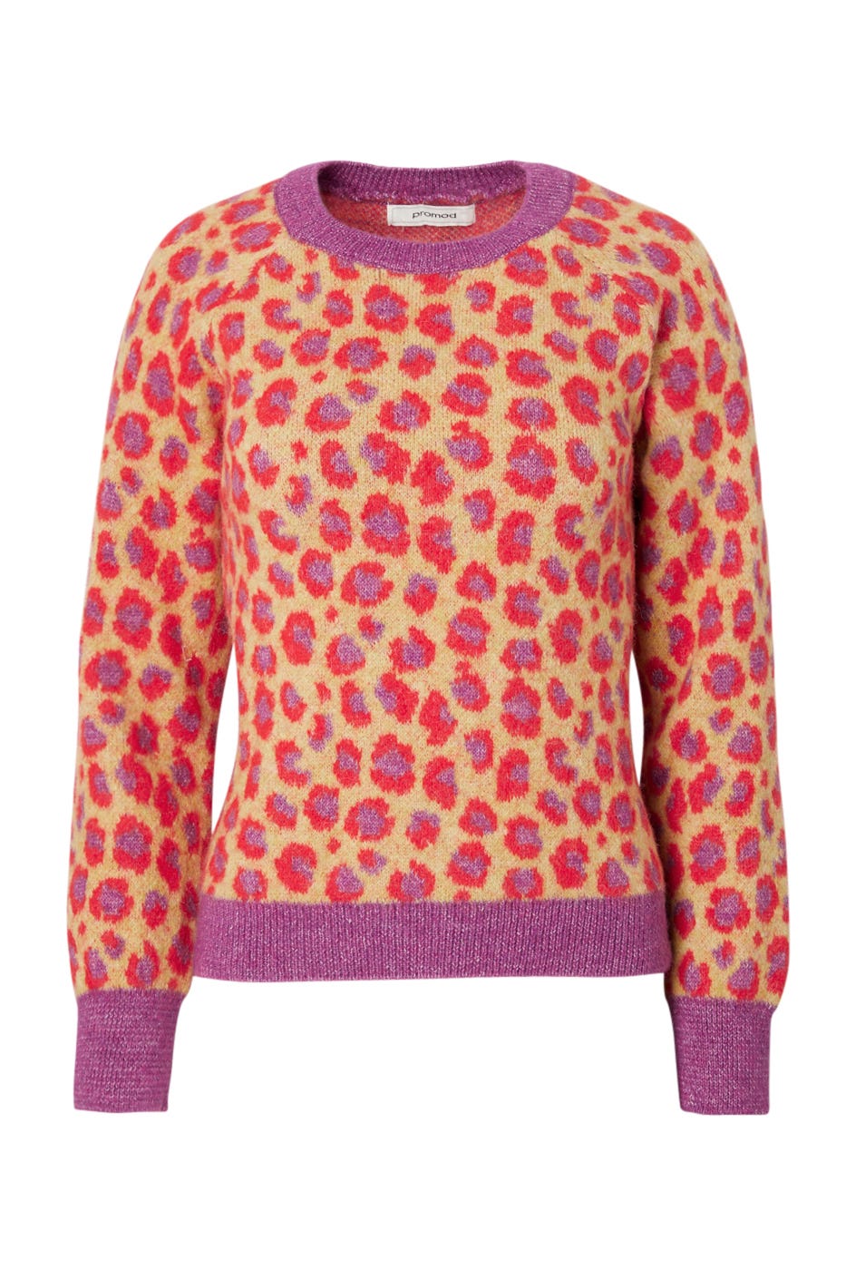 Pull motif léopard Femme