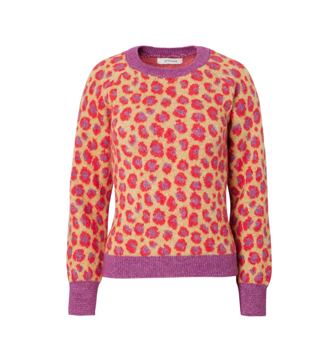 Leopard print jumper