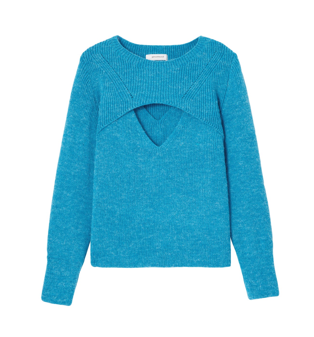 Jersey canalé cut out
