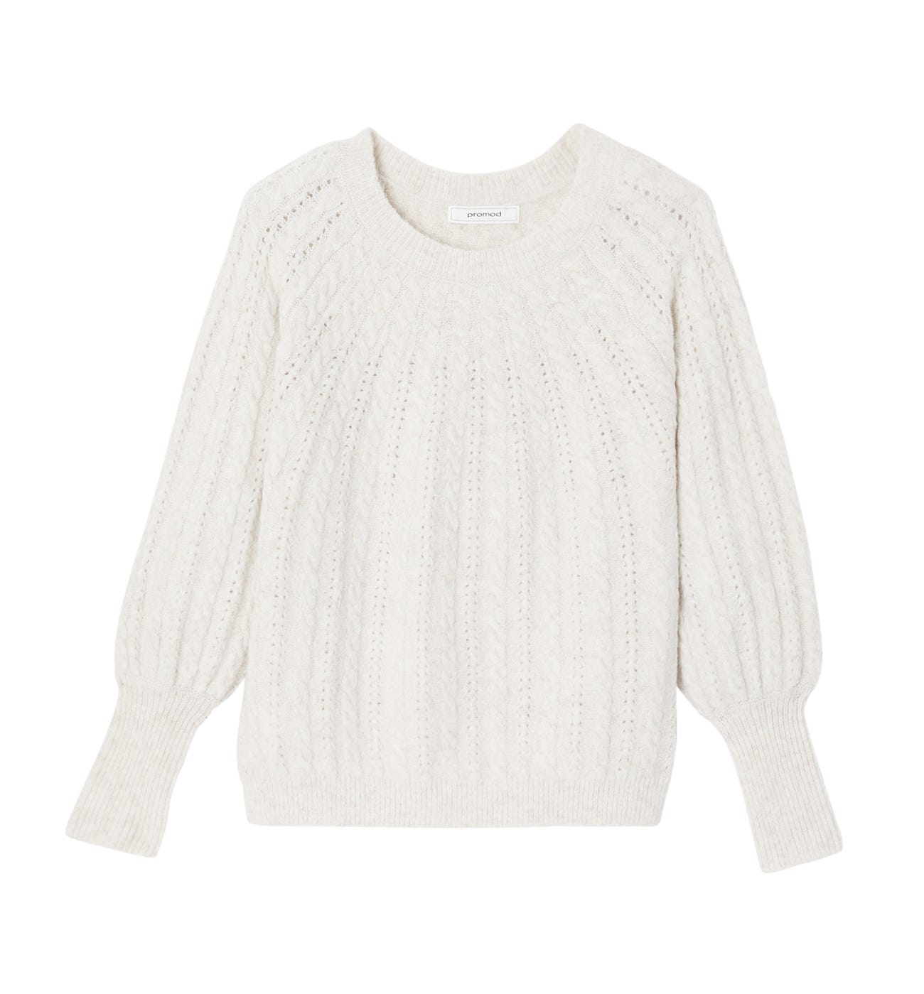 Pullover mit Zopfmuster