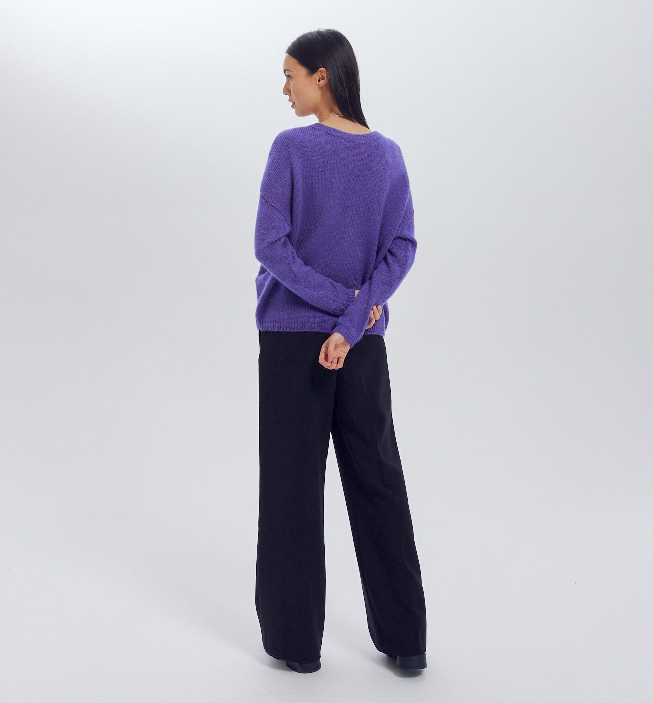 Cardigan oversize collo a V
