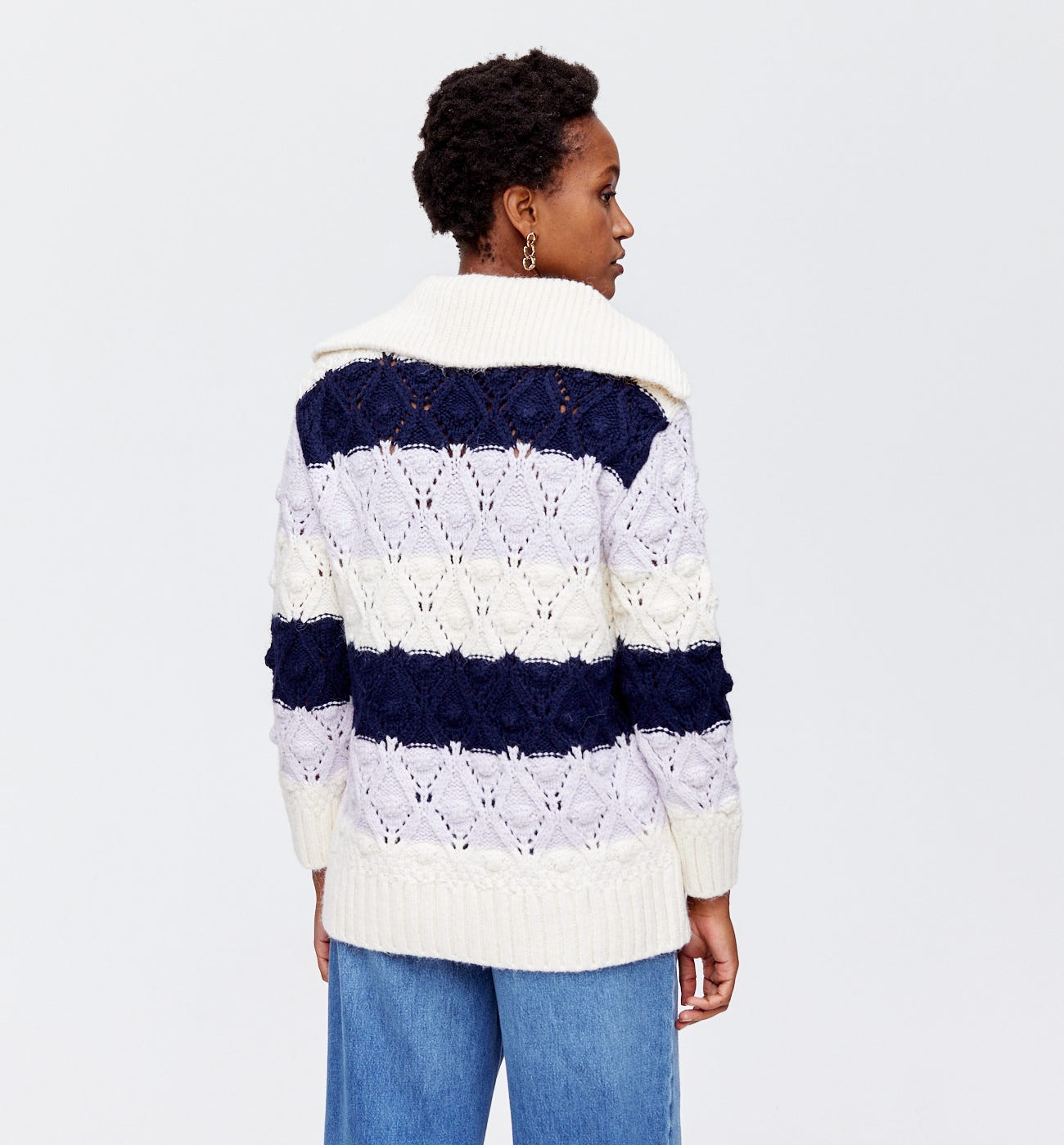 Pull col camionneur Femme