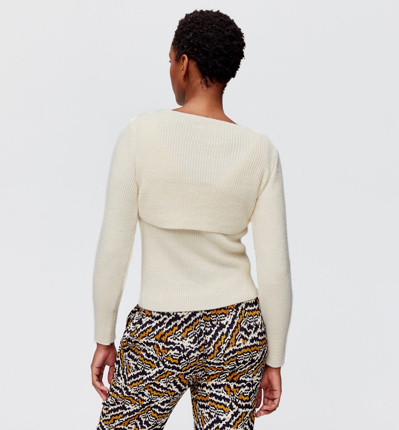 Strickpullover mit Cut Outs