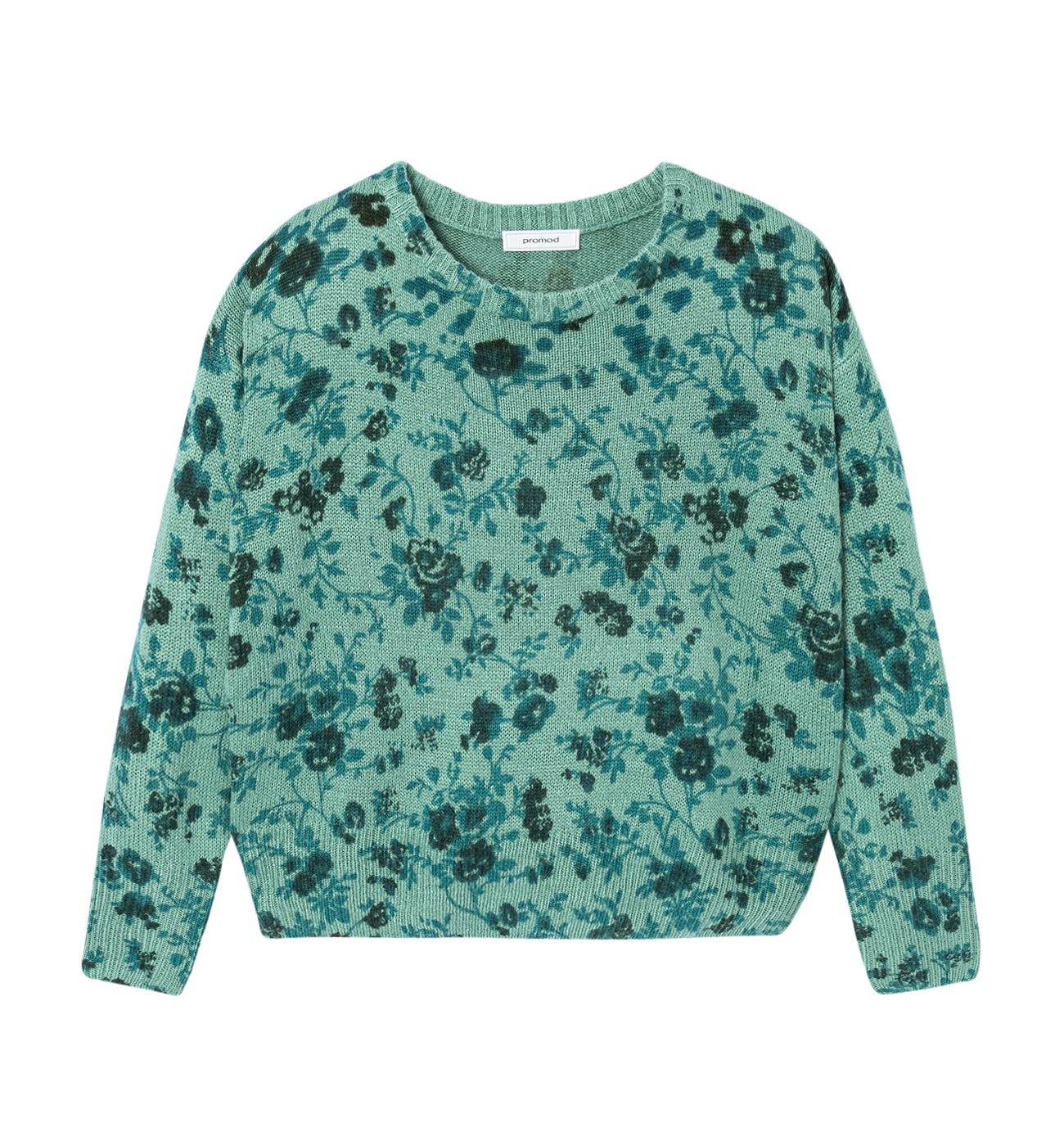Sweter w kwiatki