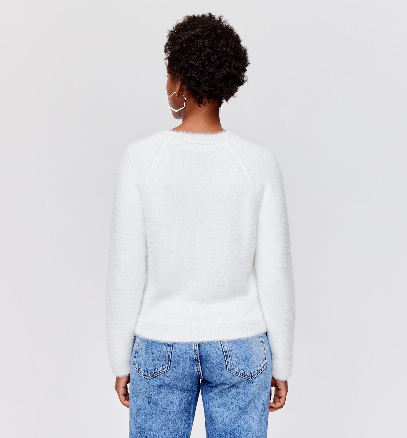 Weicher Cut-out-Pullover