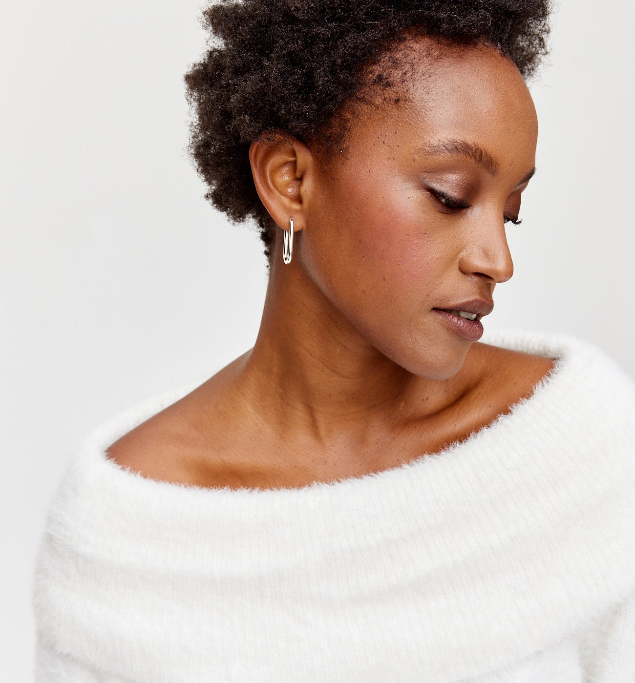 Cowl neck jumper