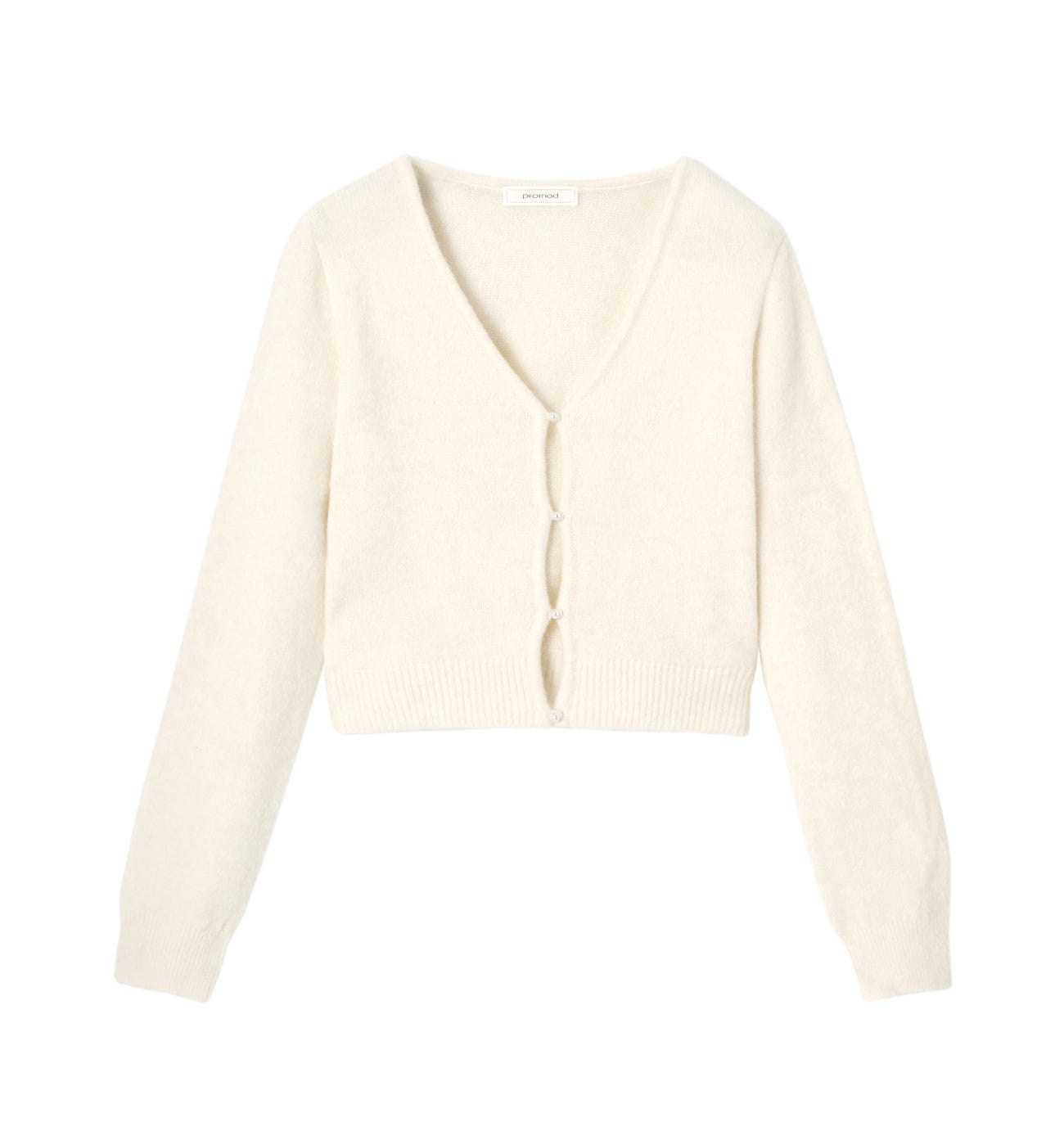 Gilet court col V Femme