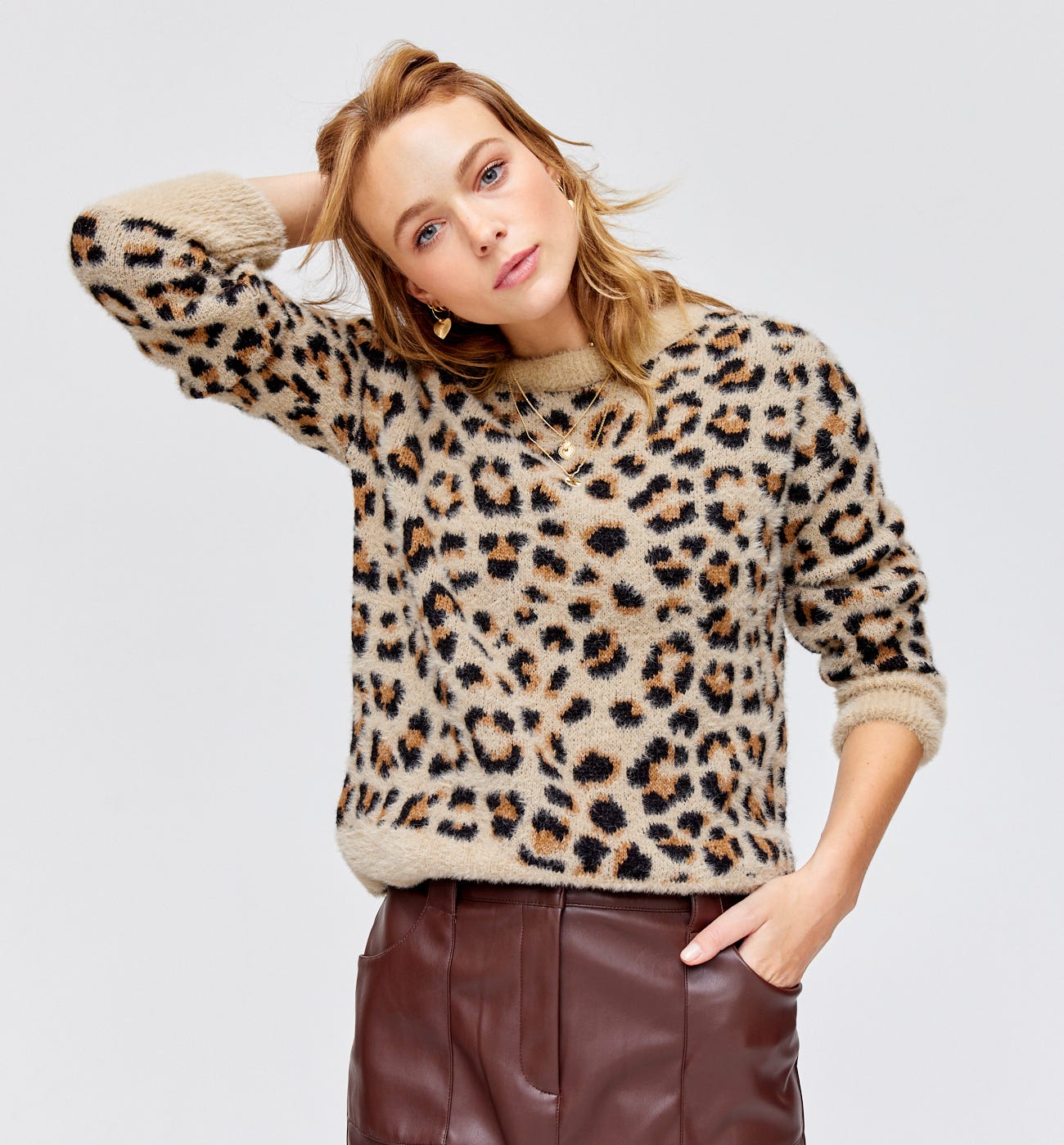 Jersey motivos leopardo