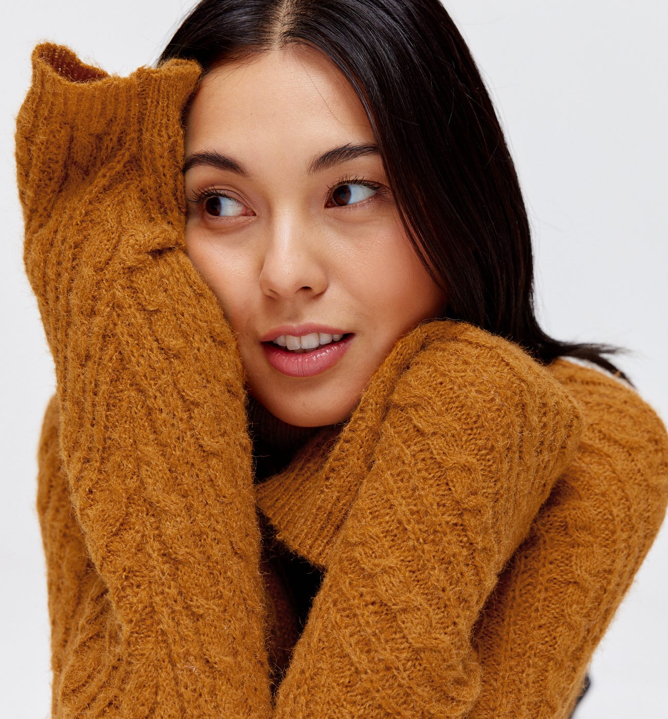 Sweter z golfem