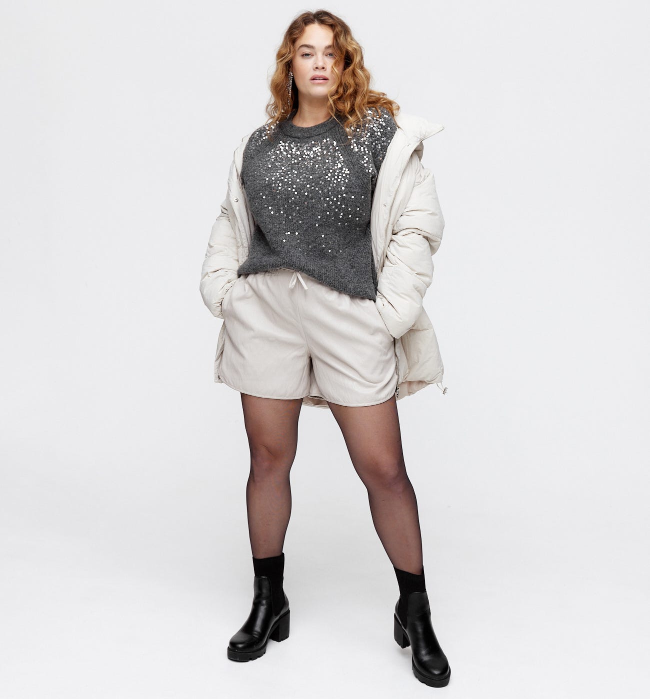 Paillettenpullover
