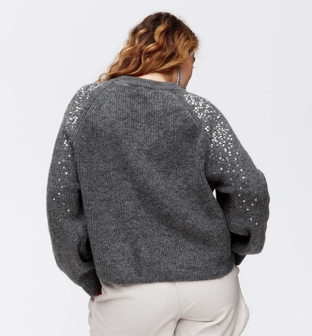 Paillettenpullover