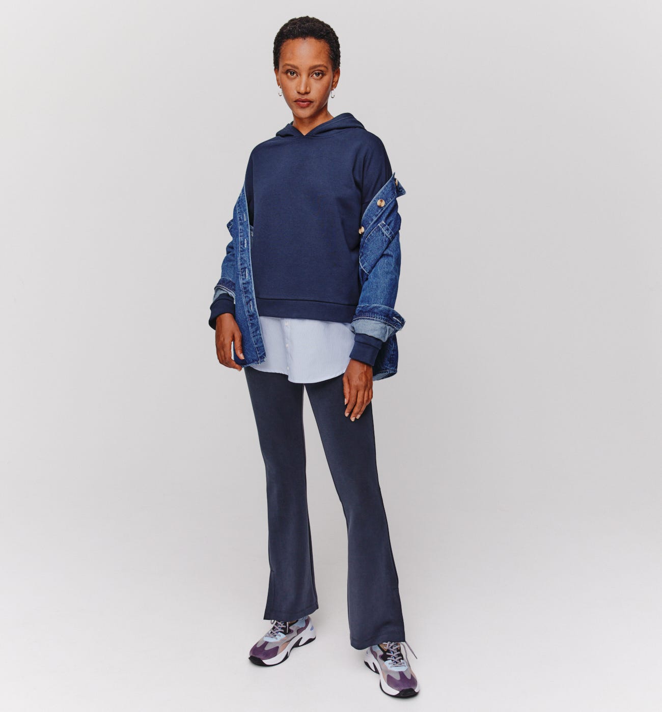 Sweatshirt im Lagenlook