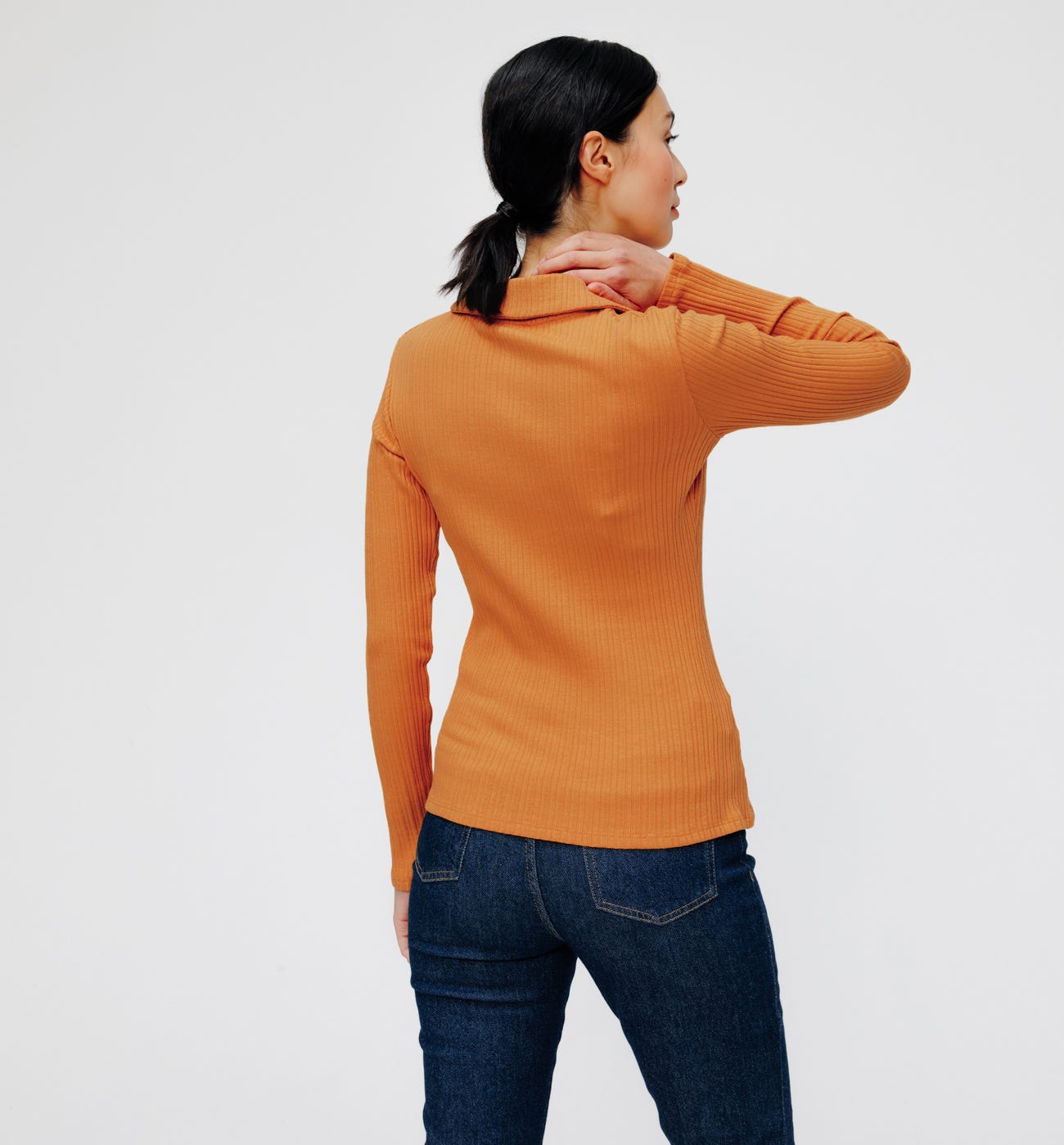 Polo aus Rippjersey