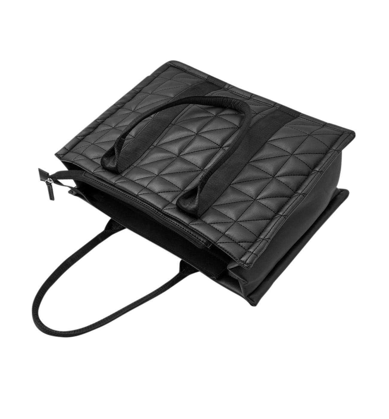 Bolso acolchado efecto piel