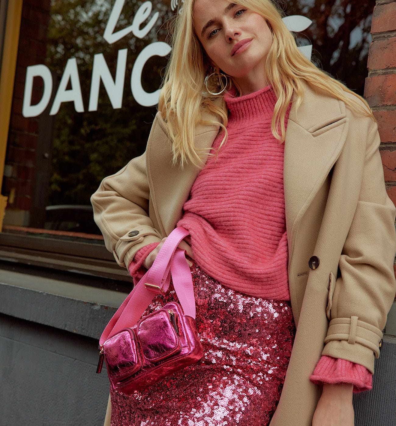 Little metallic handbag