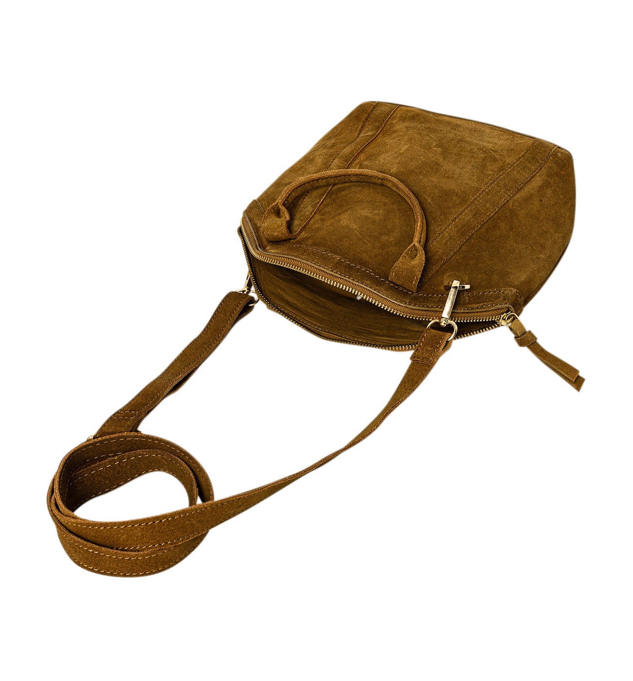 Sac en cuir velours Femme