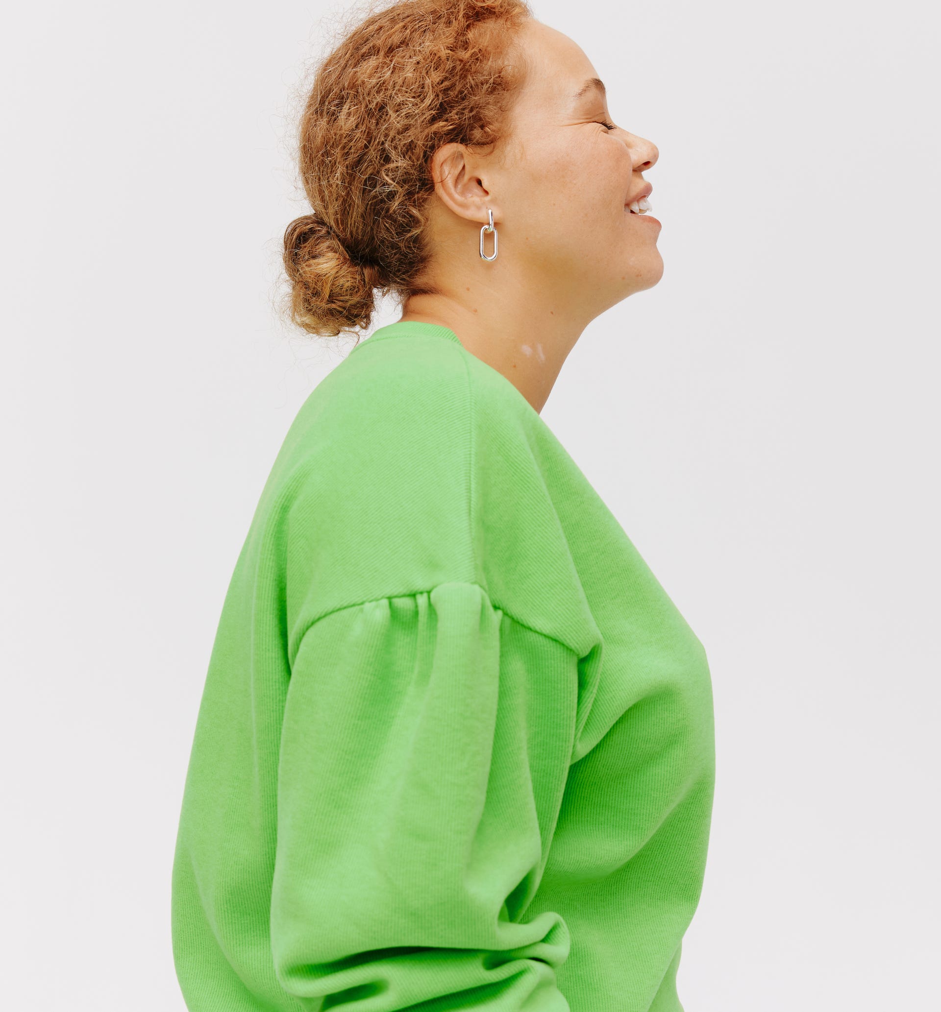 Sudadera fina canalé