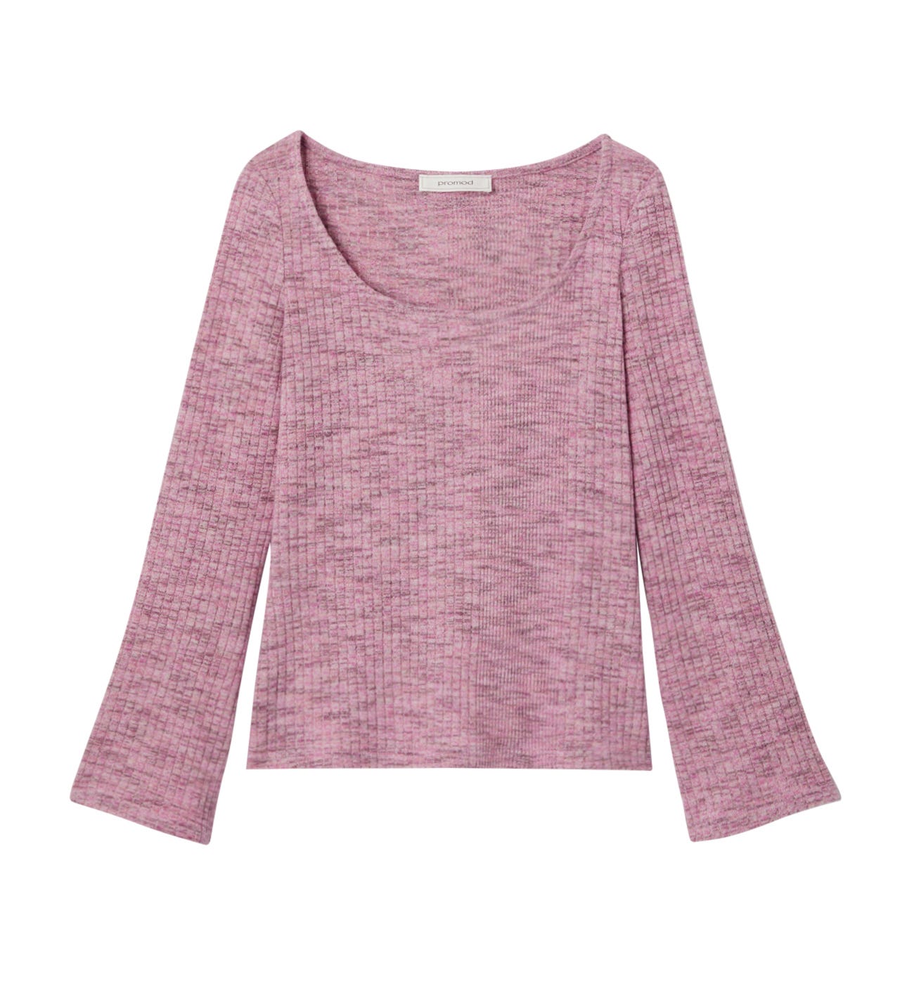Flecked rib t-shirt