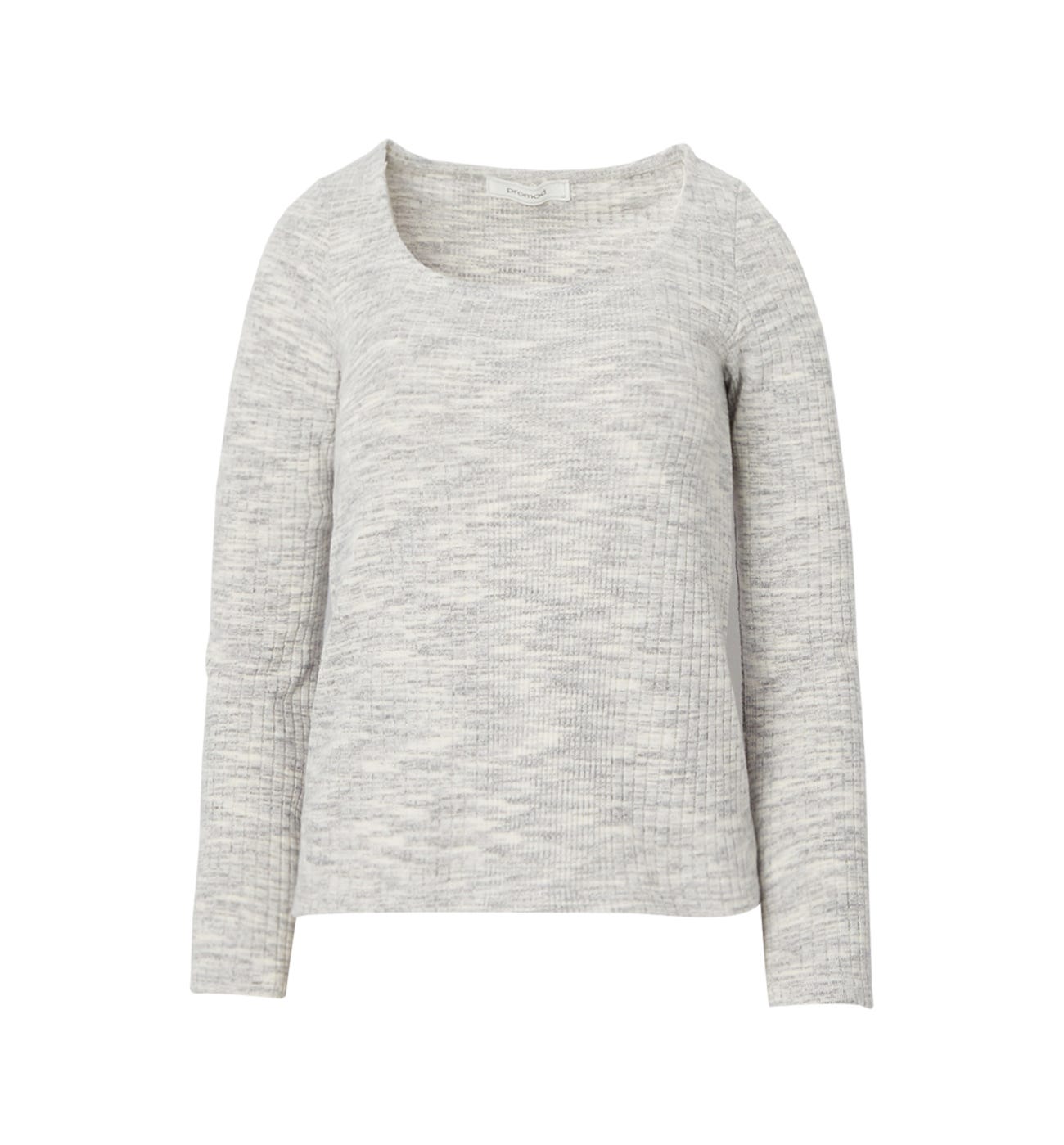 Flecked rib t-shirt