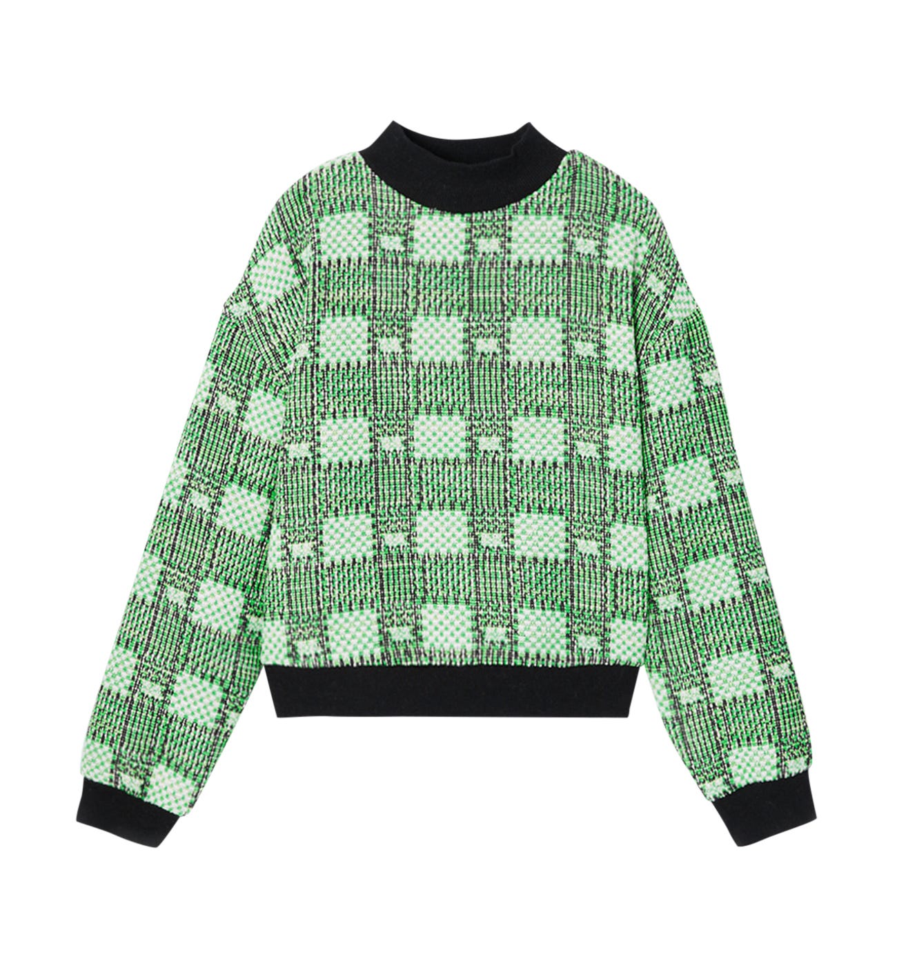 Checked sweatshirt